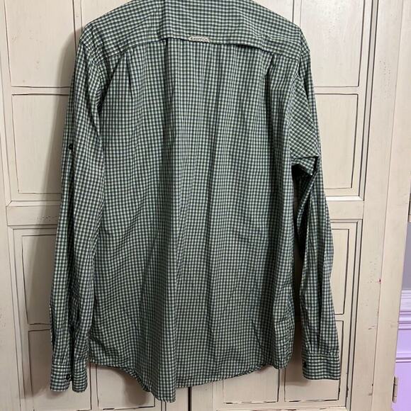 ExOfficio size large plaid button down shirt with ventilation - Picture 3 of 3